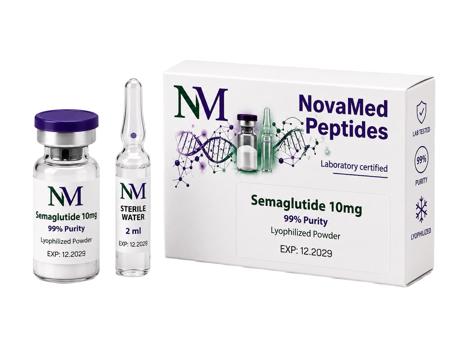 SEMAGLUTIDE Vial (флакон) 20mg SEMAGLUTIDE Vial (флакон) 10mg